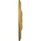 Ekena Millwork Tomango Egg & Dart Medallion (Canopies up to 6 3/4"), 27 7/8"OD x 3 7/8"ID x 2 1/2"P, Gold CM27TOIGS - alternate 2